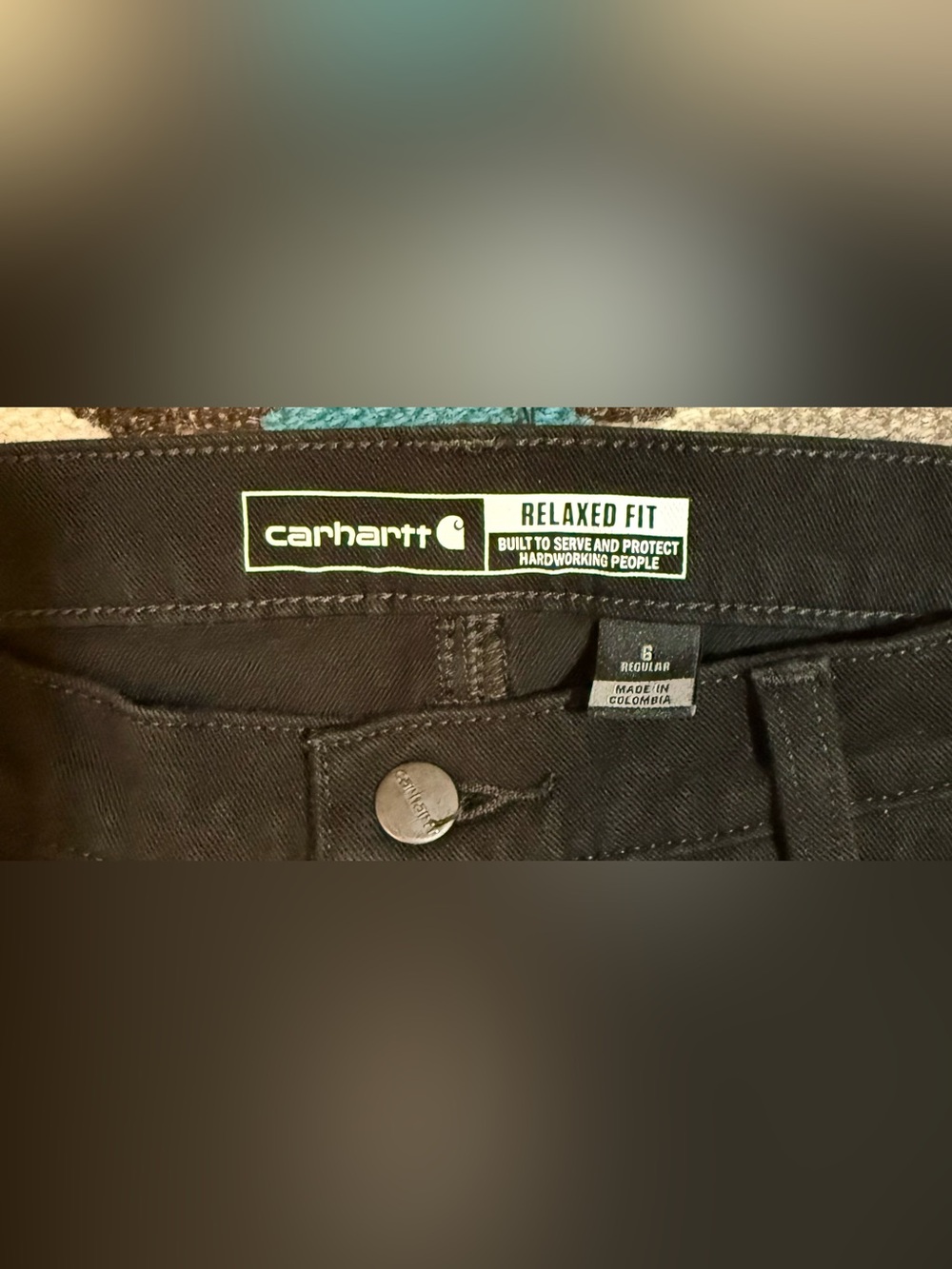 Carhartt Black Work Pants, NWOT - Picture 3 of 10
